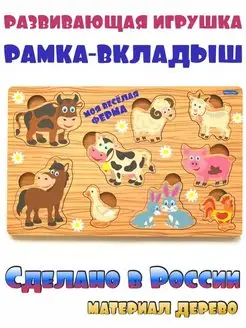 Рамка - вкладыш "Домашние животные"