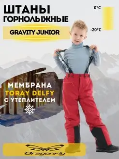 Брюки мембранные горнолыжные Gravity Junior утепленные