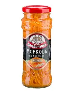 Морковь по-корейски острая, 370мл