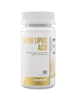 Альфа-липоевая кислота Alpha Lipoic Acid 90 веганских капсул