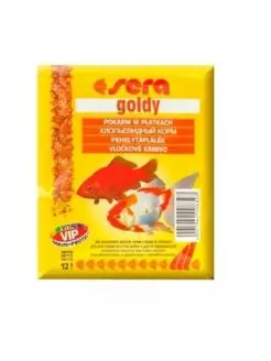 Goldy,хлопьевидный корм для золотых рыбок,12гр