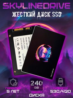 Внутренний SSD - накопитель 240Gb, 2.5" ССД SKYLINE 160955964 купить за 1 350 ₽ в интернет-магазине Wildberries