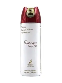 Парфюмированный дезодорант спрей Baroque Rouge 540 пряный