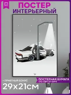 Постер на стену интерьерный эстетика JDM Toyota Mark 2