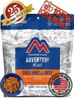 Макароны с говядиной чили Adventure meals 1шт