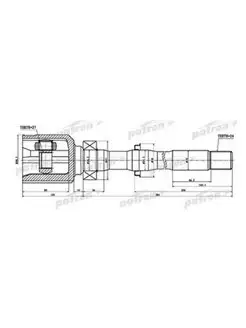 ШРУС внутренний правый 24x35,5x27 Toyota Rav4