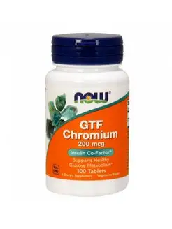 GTF CHROMIUM Хром 200 mcg 100 таблеток