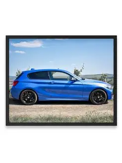 Плакат, постер BMW, машинка бмв, машина бмв, BWM 40х50 см