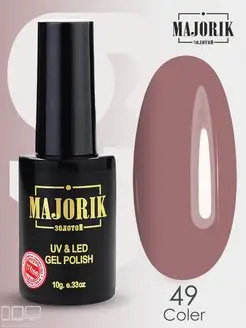 Гель лак для ногтей розовый Coler 49