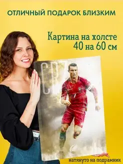 Картина на холсте постер Cristiano Ronaldo Криштиану Роналду