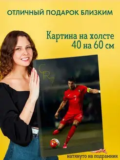 Картина на холсте постер Cristiano Ronaldo Криштиану Роналду