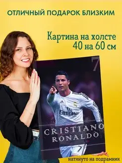 Картина на холсте постер Cristiano Ronaldo Криштиану Роналду