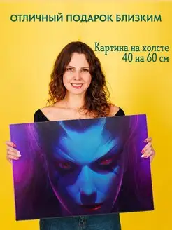 Картина на холсте постер Dota 2 Queen of Pain