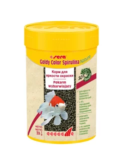 Сера Корм для золотых рыб в гранулах GOLDY Color Spirulina 1