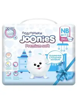 Подгузники для новорожденных Premium Soft NB (0-5 кг), 24 шт