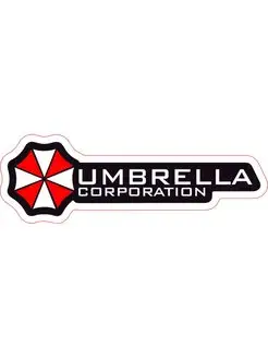 Наклейка Umbrella Corporation 22х7 см