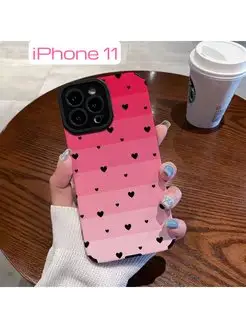 Чехол на iPhone 11 силиконовый принты