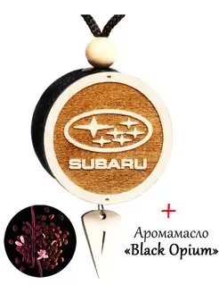 Ароматизатор в машину Subaru мужской аромат Black Opium