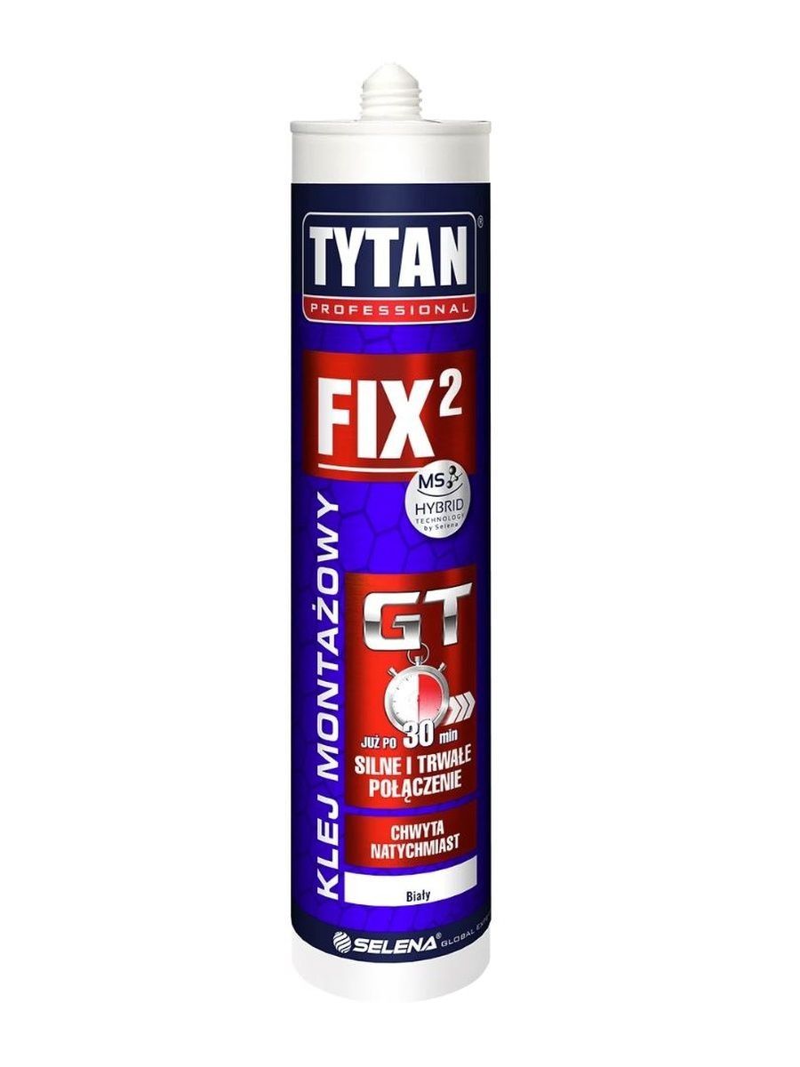 Клей-герметиком fix2 Clear Tytan professional,