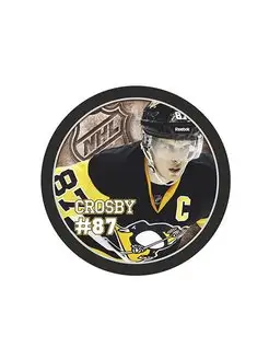 Шайба хоккейная Игрок Crosby Pittsburgh Penguins