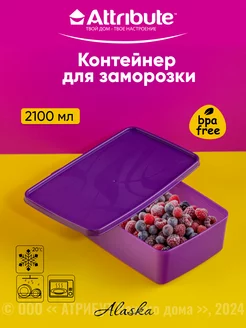 Контейнер для еды и заморозки продуктов 2100 мл