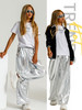 Серебристые брюки металлик подростковые бренд Bloomy-line продавец Продавец № 1212603