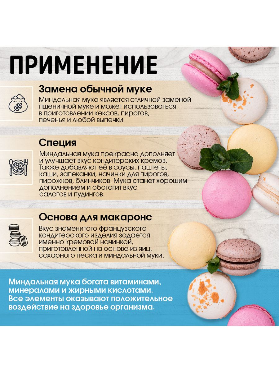 Миндальная мука рецепты