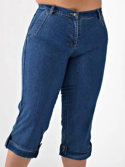 Купить женские брюки капри больших размеров в интернет магазине WildBerries
