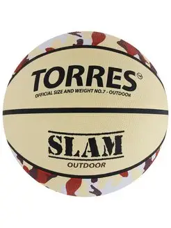 Мяч баскетбольный Torres Slam, B00067, размер 7