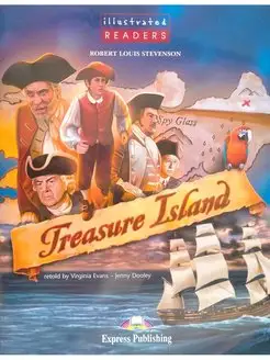 Illustrated Readers 2 Treasure Island with CD