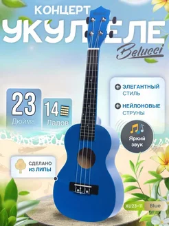 Укулеле Concert XU23-11 Blue