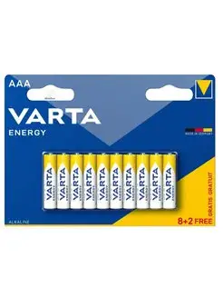 Батарейка Varta ENERGY LR03 AAA Alkaline 1.5V, 10 шт