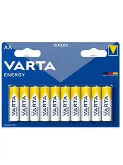 Батарейка Varta ENERGY LR06 AA Alkaline 1.5V, 10 шт