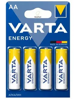 Батарейка Varta ENERGY LR06 AA Alkaline 1.5V, 4 шт