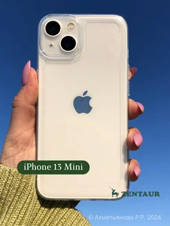 Чехол на iPhone 13 Mini прозрачный силиконовый