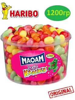 мармелад драже Maoam со вкусом фруктов 1200 гр