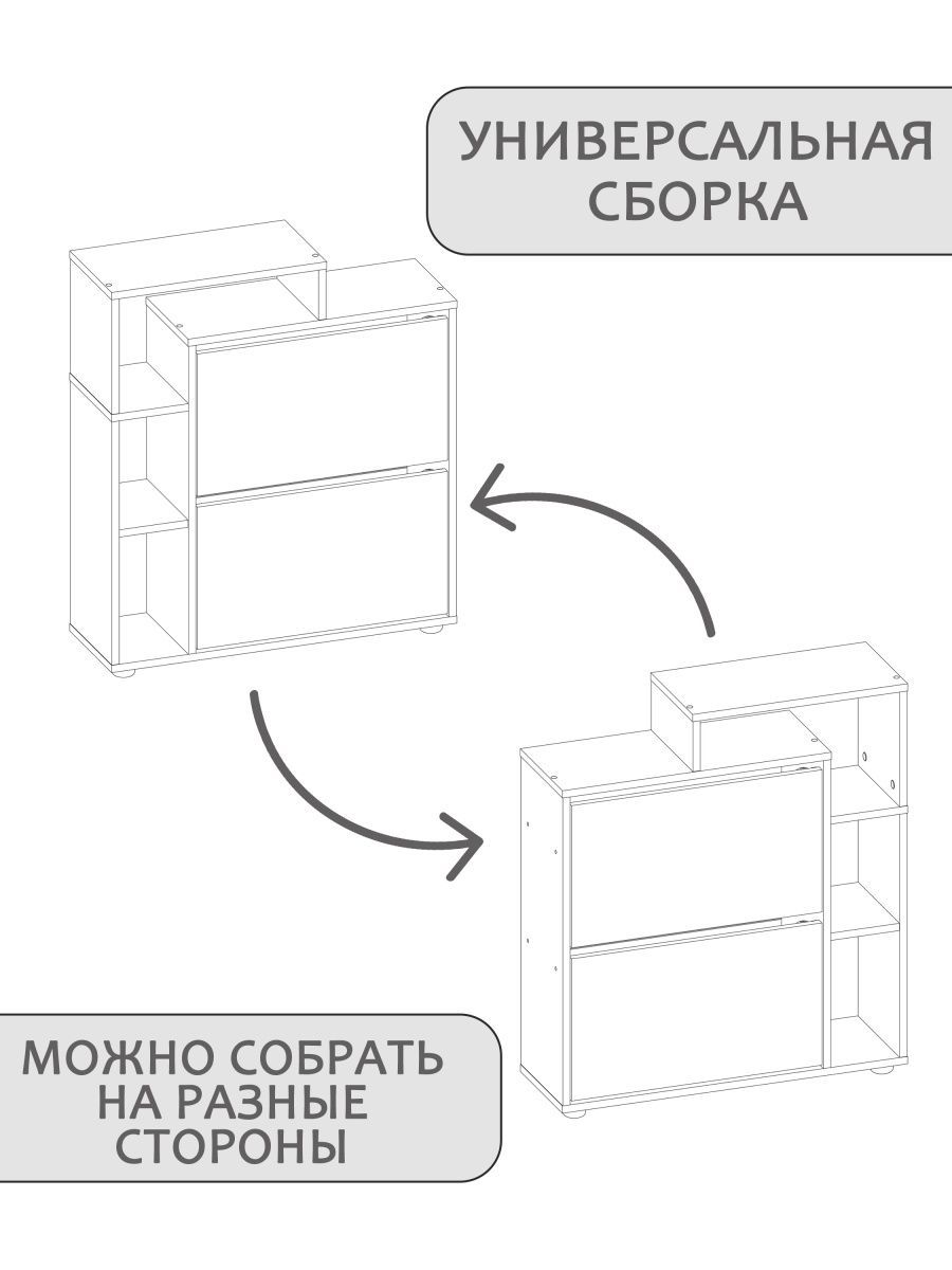 ИТАЛИЯ Вешалка В/Обувница О (дуб крафт белый) | Цена руб. ⭐ MEB96 Екатеринбург