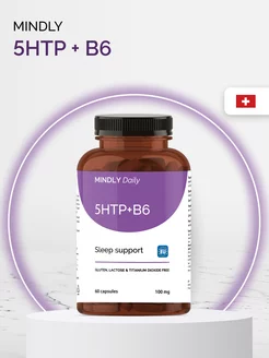 БАД, Daily 5HTP+B6 витаминный комплекс, 60шт