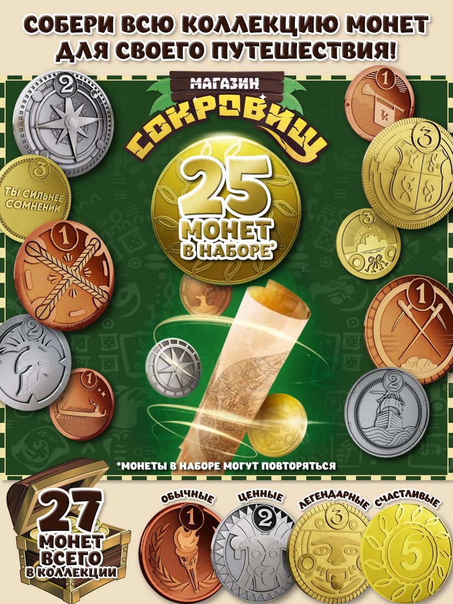 На столе 2 монеты в сумме 3 рубля