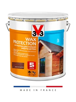 Антисептик для дерева Wax Protection 9л, Красное Дерево