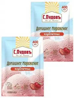 Смесь Мороженое домашнее клубничное, 70 г