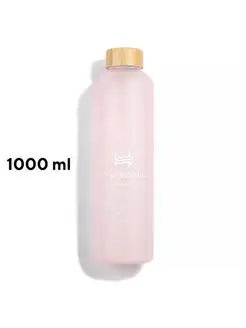 Бутылка для воды спортивная Matt Pink 1000 мл, стеклянная