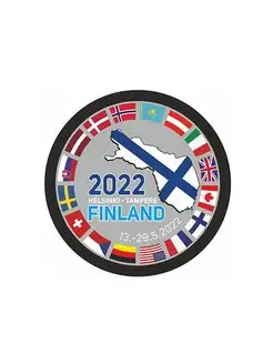 Шайба ЧМ 2022 Финляндия Флаги