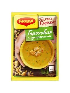 горячая кружка гороховый с сухариками, 24 шт по 19г