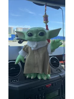 Малыш йода грогу игрушка мандалорец star wars baby yoda 28см