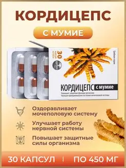 Кордицепс с мумиё в капсулах