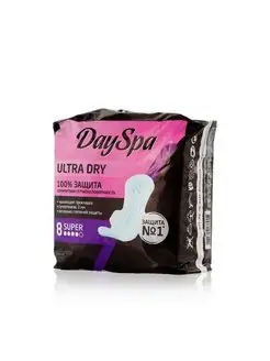 Женские гигиенические прокладки Day Spa Ultra Dry Super 8шт