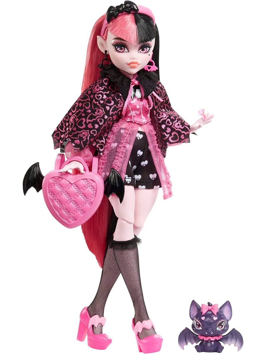Модная кукла Draculaura Monster High 164293872 купить за 6 815 ₽ в интернет-магазине Wildberries