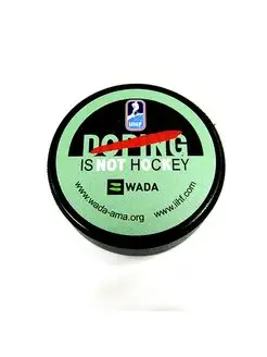 Шайба Doping Is Not Hockey