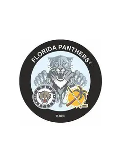 Шайба три логотипа Florida Panthers